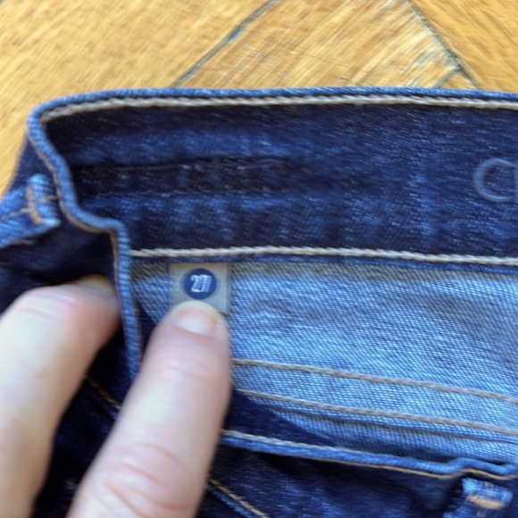 Citizens of Humanity Elson Straight Leg Mid Rise Jean - EXCELLENT- dk blue - 27 - Picture 12 of 13